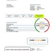 Australia Aveo bank statement template in Word and PDF format