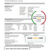 Australia Colonial First State Bank statement template in Excel and PDF format, fully editable