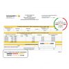 Australia Commonwealth Account Bank statement template in Excel and PDF format, fully editable