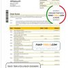Australia Commonwealth bank statement template in Word and PDF format, good for address prove
