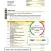 Australia Commonwealth Bank statement template in Excel and PDF format, fully editable