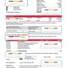 Australia Heritage bank statement easy to fill template in Excel and PDF format, 2 pages