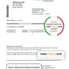 Australia ING Direct bank statement easy to fill template in Excel and PDF format