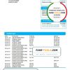 Australia Rural bank proof of address statement template in Word and PDF format