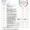 Austria Addiko bank statement template in Word and PDF format