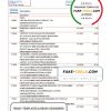 Austria Addiko bank statement template in Excel and PDF format