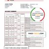 Austria BAWAG PSK bank statement easy to fill template in Excel and PDF format