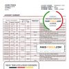 Austria BAWAG PSK bank statement template in Word and PDF format