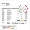 Austria Bank Austria bank statement template in Word and PDF format, .doc and .pdf format