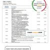 South Africa Discovery Bank statement easy to fill template in Word and PDF format