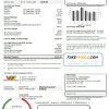 USA Nevada Waterloo North Hydro utility bill template in Word format