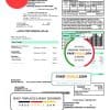 USA Northwestern Rural Electric utility bill template, fully editable in Word and PDF format