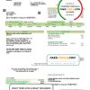 USA Ohio Lorain-Medina Rural Electric utility bill template in Word and PDF format
