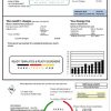USA Oregon PGE electricity utility bill template in Word and PDF format