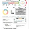 USA Pennsylvania Quakertown Borough utility bill template in Word and PDF format