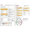 USA San Francisco Xfinity Comcast utility bill template in Word and PDF format, 2 pages