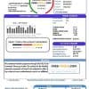 USA South Weber City Utah water utility bill template in Word and PDF format