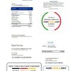 USA Spectrum utility bill template in Word and PDF format (.doc and .pdf)