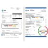 USA Texas AT&T telecommunications utility bill template in Word and PDF format