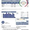 USA Texas City of Sugar Land utility bill template in Word and PDF format