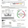 USA Texas CoServ utility bill template in Word and PDF format
