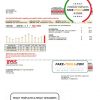 USA Texas GVEC utility bill template in Word and PDF format