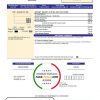 USA Think Energy utility bill template in Word and PDF format