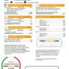 USA Utah Comcast utility bill template in Word and PDF format