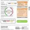 USA Utah Comcast utility bill template in Word and PDF format