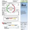 USA Utah Rocky Mountain Power electricity utility bill template in Word and PDF format