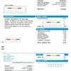 USA Washington Clark Regional Wastewater District utility bill, Word and PDF template