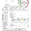 USA West Boylston utility bill template in Word and PDF format