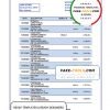 Azerbaijan AtaBank bank statement template in Excel and PDF format