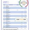 Azerbaijan Atabank bank statement template in Word and PDF format
