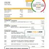 Bahamas FirstCaribbean International Bank bank statement template in Word and PDF format