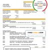Bahamas FirstCaribbean International Bank statement template in Excel and PDF format