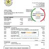 Bahamas The Central Bank of The Bahamas bank statement template in Word and PDF format, good for address prove