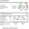 Bahamas Bank of the Bahamas bank statement easy to fill template in .xls and .pdf file format