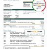 Bahrain Ahli United bank statement template in Excel and PDF format