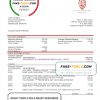 Bahrain Al Salam Bank proof of address statement template in Word and PDF format