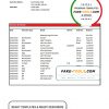 Bahrain Eskan bank statement template in Excel and PDF format