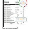 Bangladesh Agrani bank statement template in Excel and PDF format