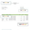 Bangladesh Al-Arafah Islami Bank statement, Word and PDF template
