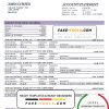 Belgium Beobank statement template in Word and PDF format