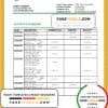 Belgium Crelan bank statement template in Word and PDF format