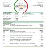 Belize Belizebank bank statement easy to fill template in .xls and .pdf file format