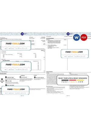 India Jio Digital Life bank statement, Word and PDF template, 4 pages India Jio Digital Life bank statement, Word and PDF template, 4 pages