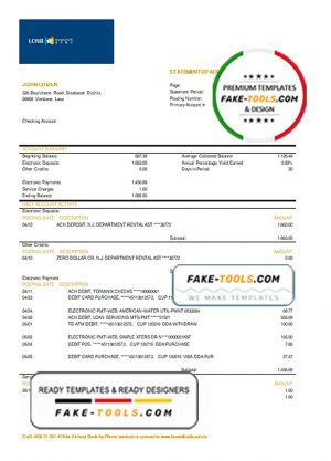 Laos LCNB bank statement template, Word and PDF format (.doc and .pdf) Laos LCNB bank statement template, Word and PDF format (.doc and .pdf)