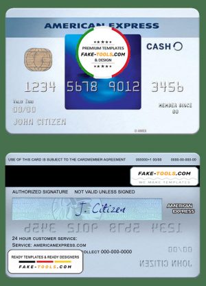 USA Truist Bank Blue Cash Everyday Card from Amex template in PSD format, fully editable USA Truist Bank Blue Cash Everyday Card from Amex template in PSD format, fully editable