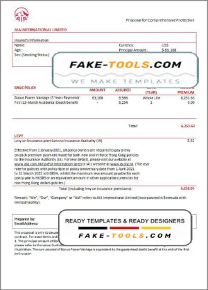 USA AIA invoice template in Word and PDF format, fully editable